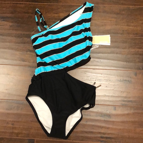 Michael Kors Other - New MK Michael Kors Turquoise/Black Swimsuit